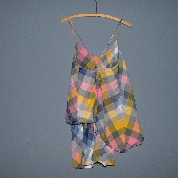 PATAGONIA Madras Plaid Dappled Light Dress [D5] - Picture 5 of 5